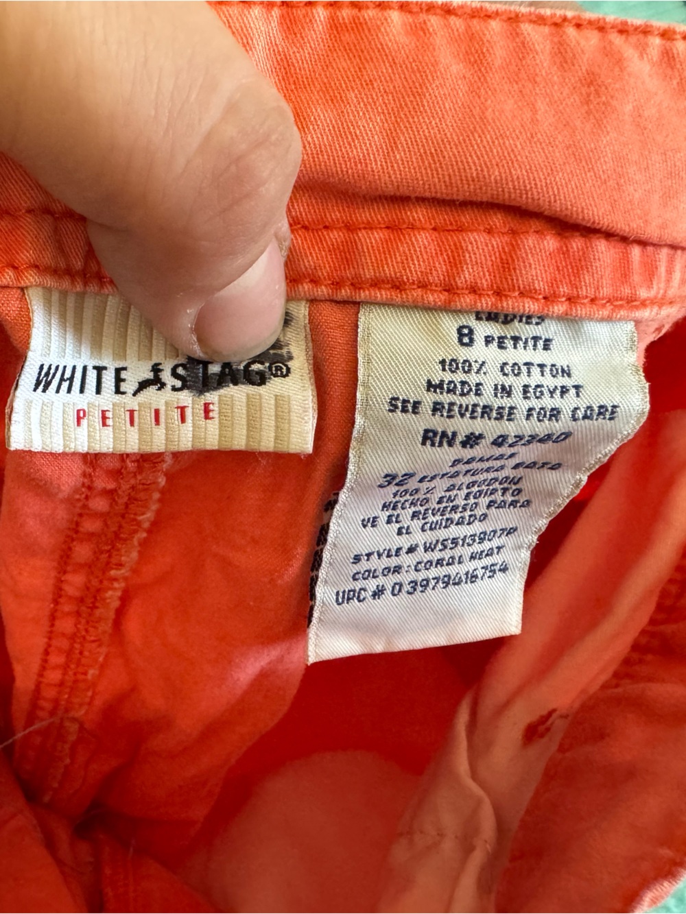 Orange Drawstring pants - Picture 3 of 3